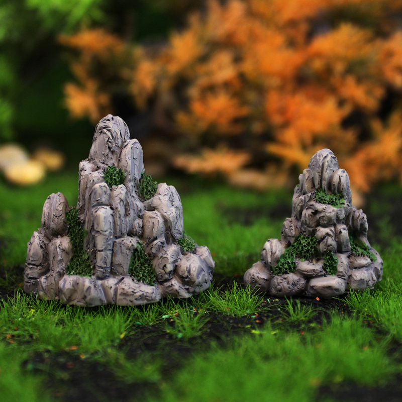Bonsai Rock Garden - حجر مزيف جبلي صغير ، ألعاب