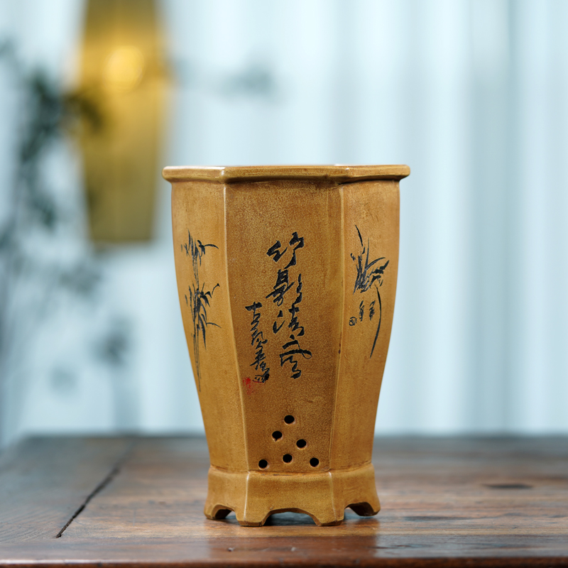 وعاء بونساي سداسي من السيراميك - مراجعة Bonsai Garden China وسعره